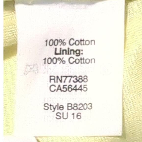 J.Crew Pencil Skirt Black Yellow White Geometric Print Lined Juniors Size 00 - Picture 5 of 11